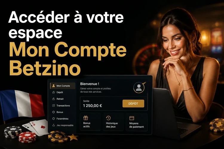 Accéder à votre espace " Mon Compte " Betzino