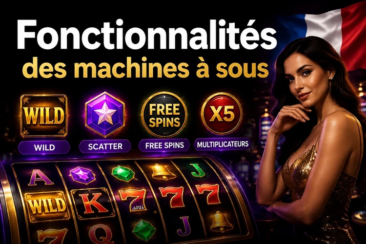 Les fonctionnalités courantes des machines à sous