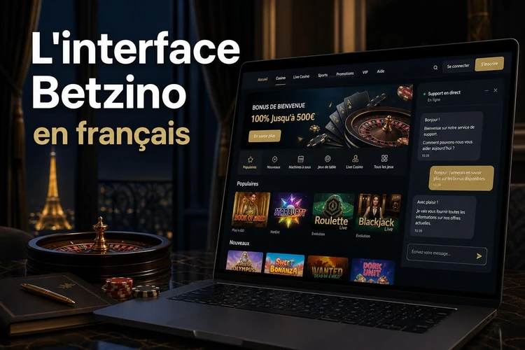 L'interface Betzino en français