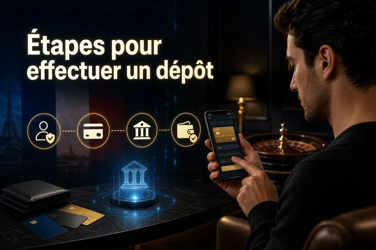 Étapes pour effectuer un dépôt